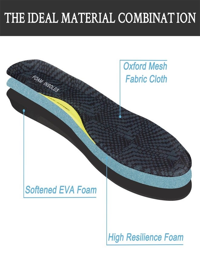 Endoto Memory Foam Insoles for Skechers Shoes, Replacement Breathable Inserts for Men with Extra Cushioned Arch Support to Absorb Shock & Relieve Foot Pain(US Size:M12.5-47 EU) - Image 3